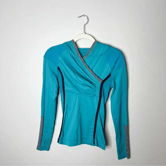 Lululemon Run For Your Life Blue Hoodie Pullover - Picture 1 of 11